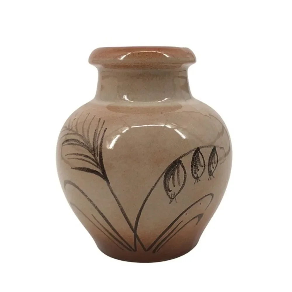 Mid Century Vintage Ceramic Floral Vase Scheurich Keramik 291-20 West Germany